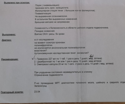 Что на прописали и какой диагноз поставили
