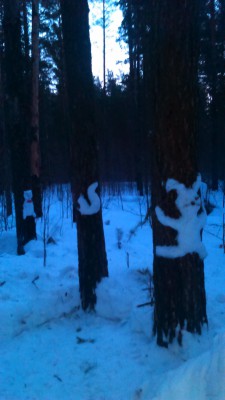 Зверинец снежных баб